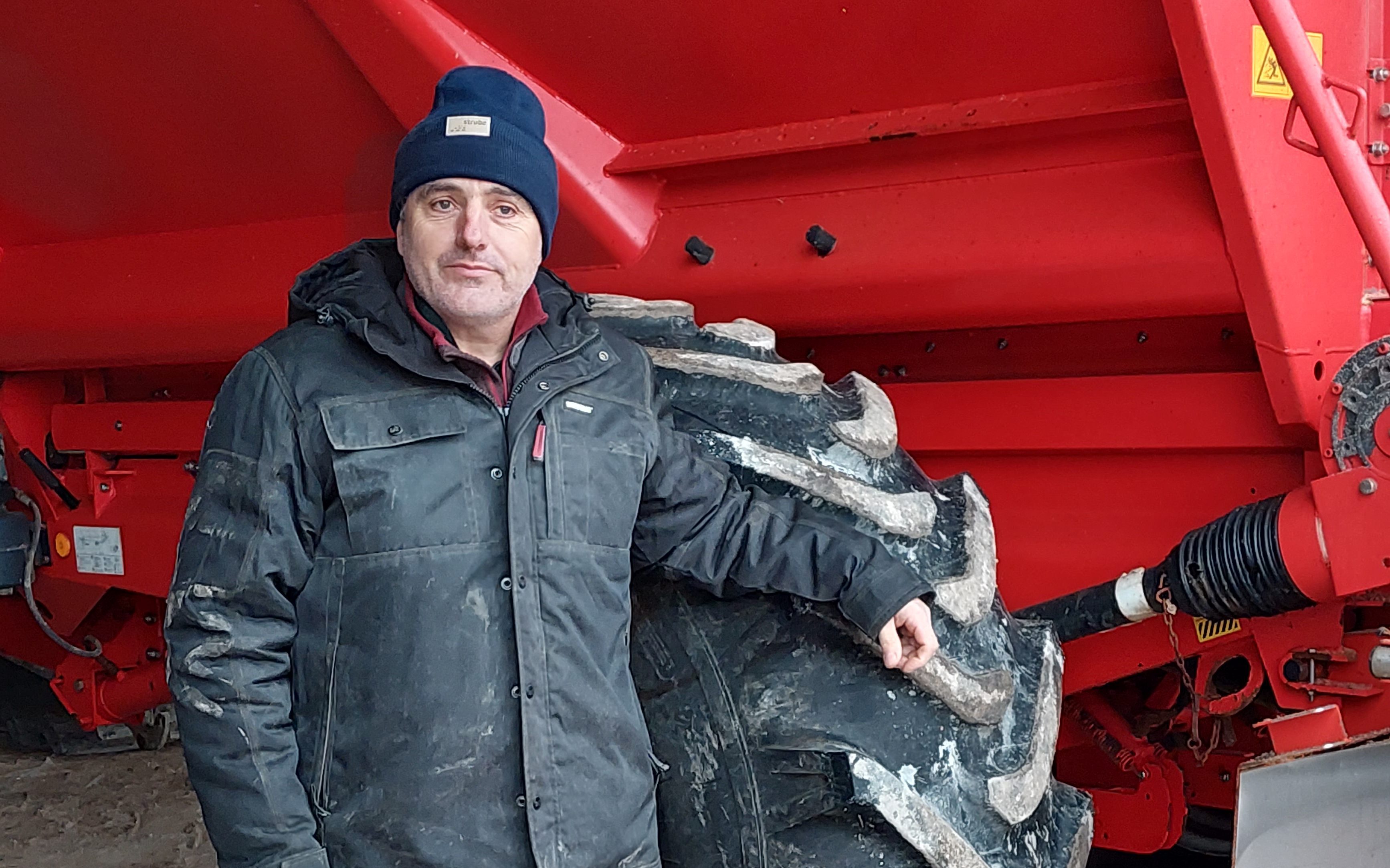 Frédéric Gallois, agriculteur à Courtisols