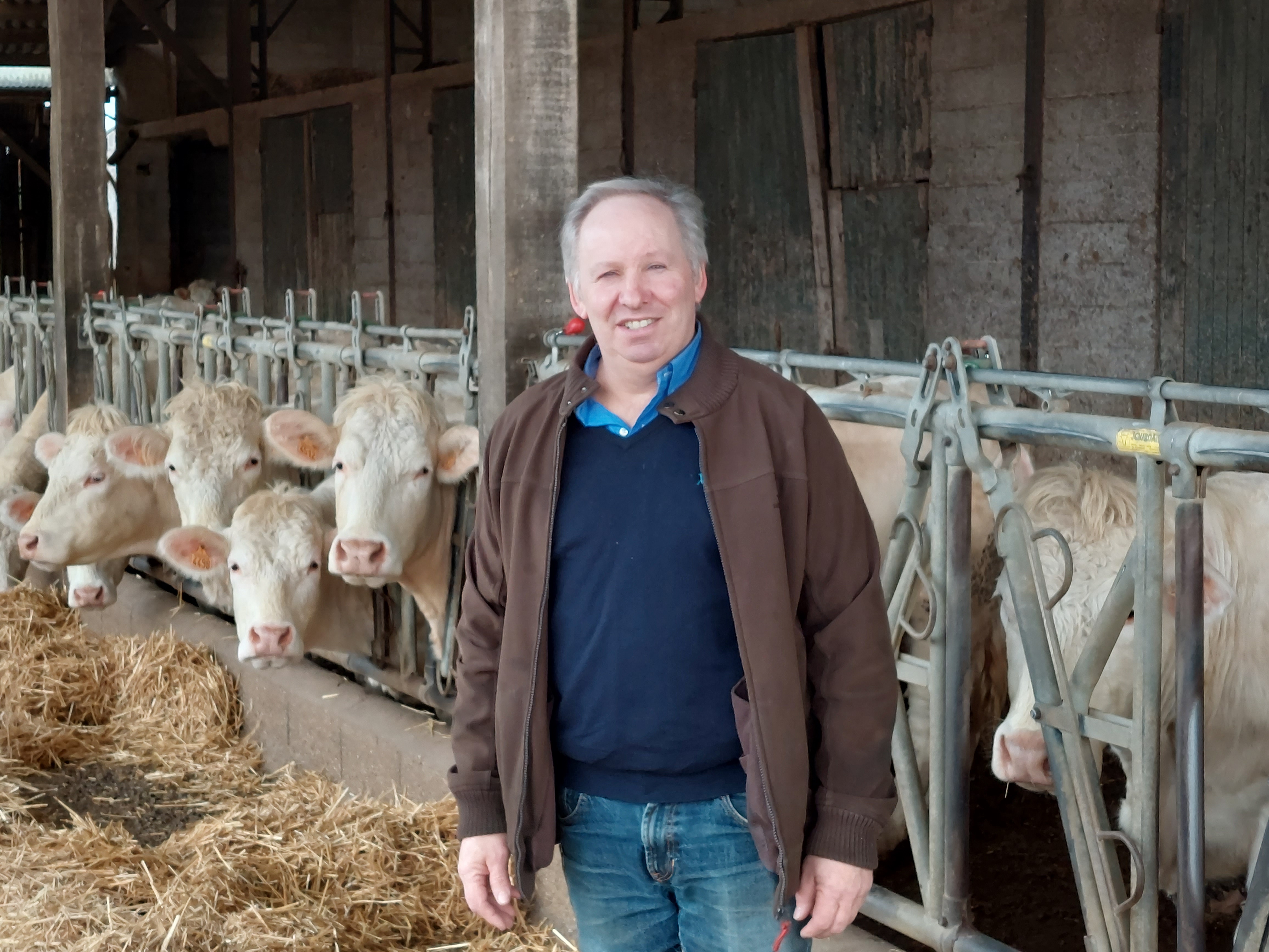 Gilles Lavisse, agriculteur à Catillon-Fumechon